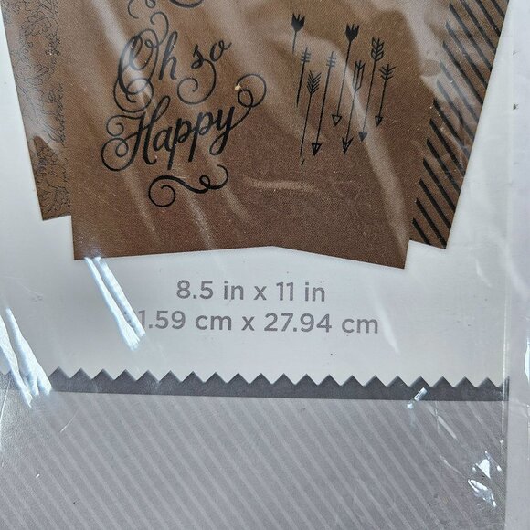 DCWV Memory Books Kraft & Black 2 Books with 50 Cutouts & 2 Sticker Sheets NEW - Picture 5 of 6